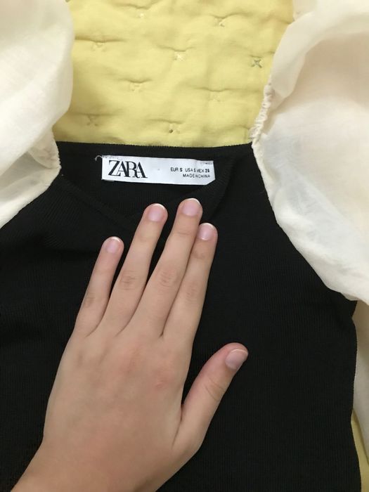 Blusa zara mangas balão