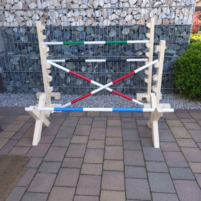 Komplet trzech  przeszkod do hobby horse