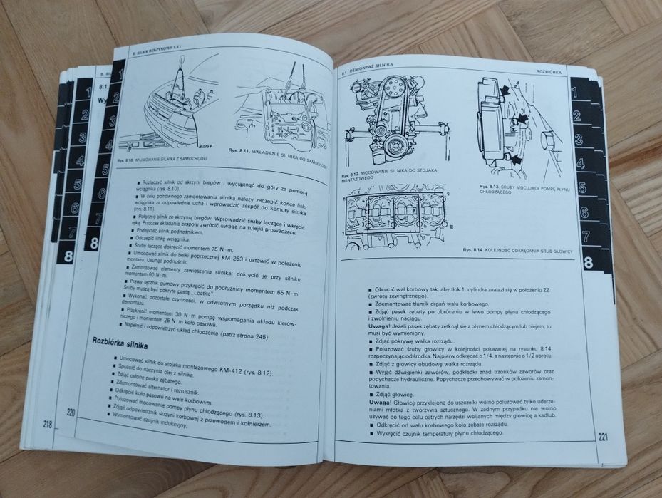 Kadett Opel instrukcja