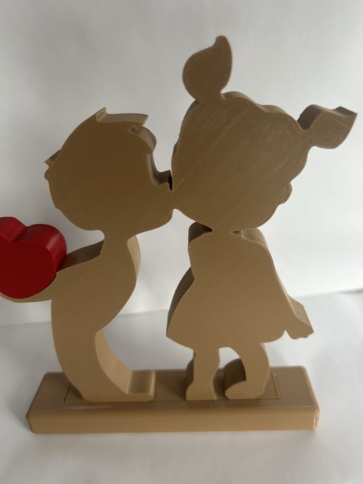 Walentynki figurka druk 3d