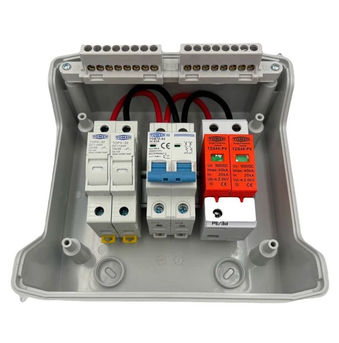 Щит захисту по сонячним панелям на 1 сонячне поле 1 вхід 1 вихід DC