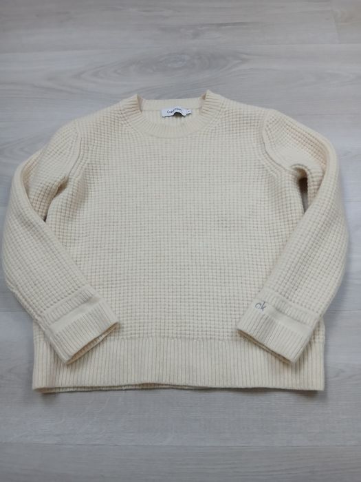 Sweter Calvin Klein XS 78% wełna