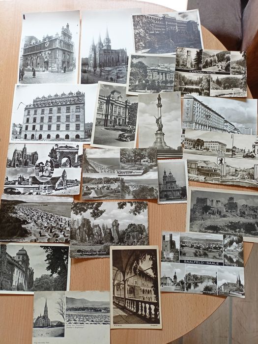 Stare pocztówki widokówki 124 szt