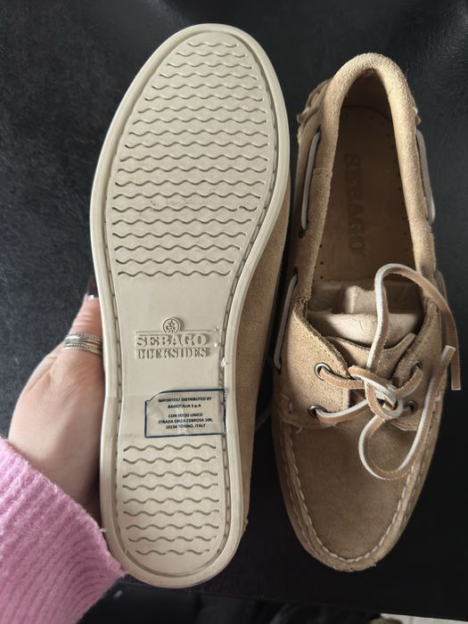 Замшеві мокасіни sebago docksides