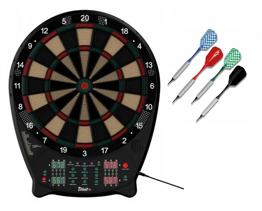 gra lotki rzutki darta dart elektroniczny wyświetlacz LED cyber DEMO