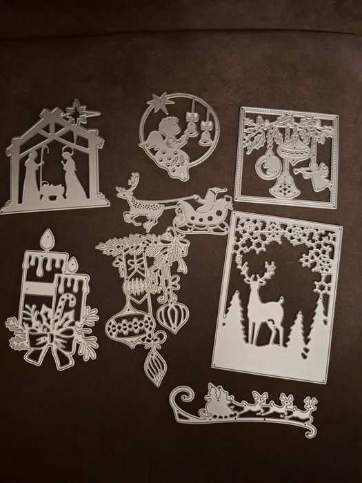 wykrojnik świąteczny scrapbooking