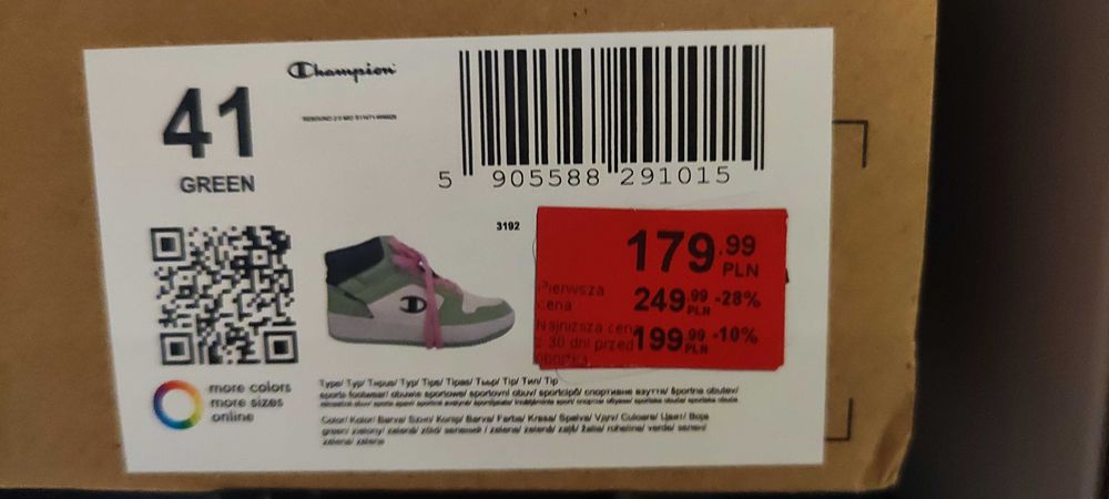 Buty Champion rozmiar 41