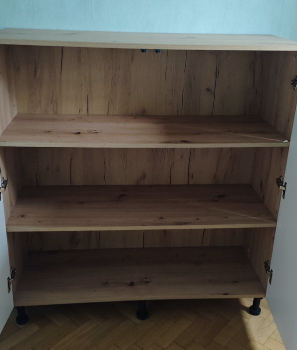 Lenart Komoda imitacja surowego drewna otwierana