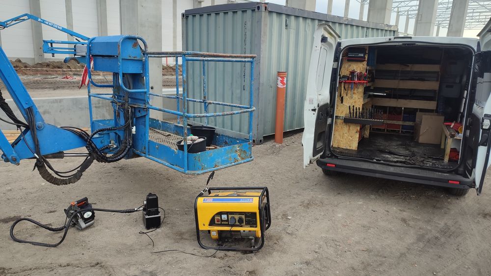 MOBILNE Zakuwanie węży hydraulicznych