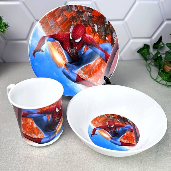 Подарунковий набір дитячого посуду Анна і Ельза, лол