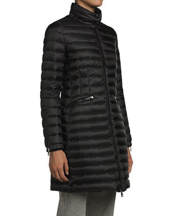 Moncler подовжений жіночий стильний демісезонний пуховик пальто XS-S