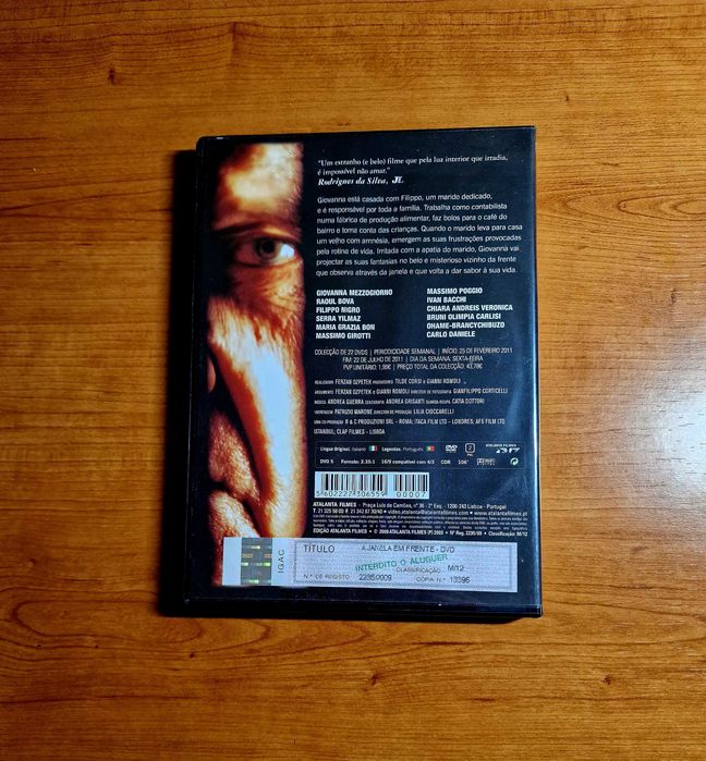 A JANELA EM FRENTE Ferzan Ozpetek/Giovanna Mezzogiorno/Massimo Girotti