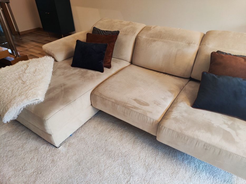 Sofá de 3 lugares com chaise longue