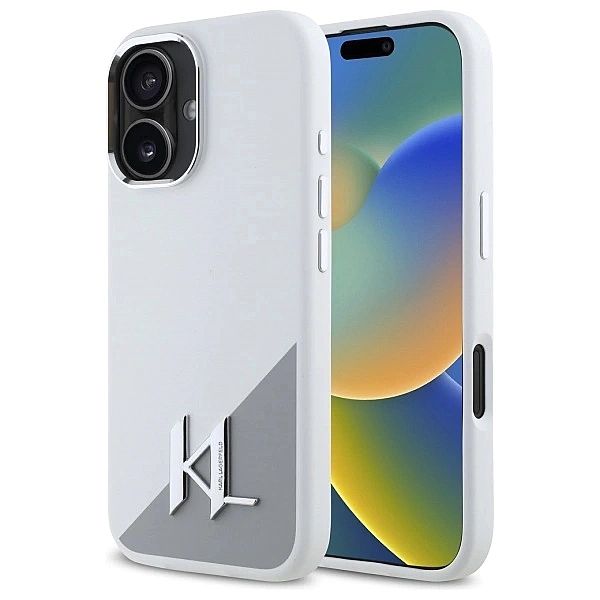 Karl Lagerfeld KLHMP16SSCMKMPCH iPhone 16/6,1" biały/white hardcase Si