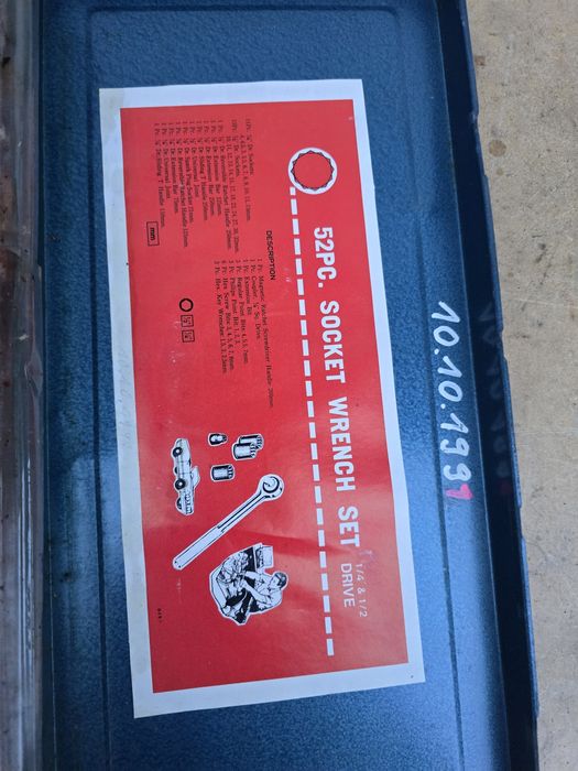 Komplet kluczy nasadowych- niemiecki.