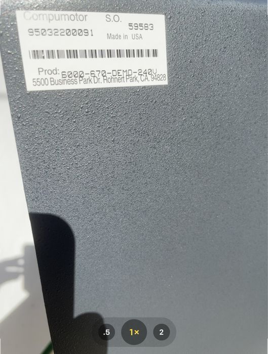 Drive Parker Series 6000, Controlador Servomotor