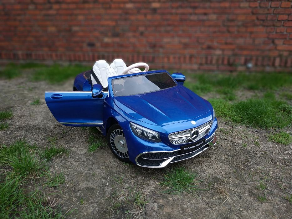 Auto na Akumulator Mercedes Maybach # Skóra Lakier