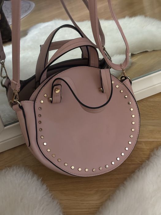 Жіноча сумка кросбоді рожева