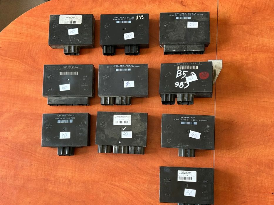 MODUŁ STEROWNIK KOMFORTU VOLKSWAGEN AUDI SKODA SEAT  1J0959799AH 1C0959799B 1C0959799B 1C0959799 1J0959799L 5J0959433A 3D0959933F 1J0959799R 1J0959799H 1C0962258N