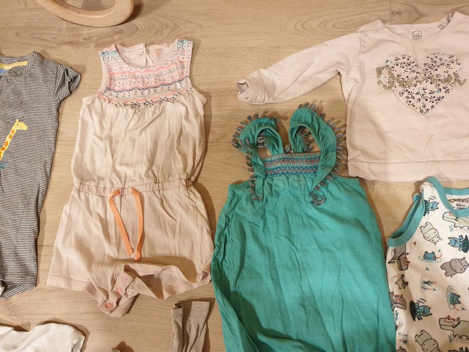 20szt. paka ubrań r. 80 dla dziewczynki, wiosna, Cool Club Baby Gap