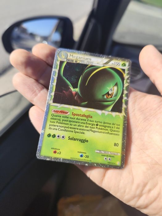 Carta Pokémon Meganium Prime 109/123 HGSS (Italiana)