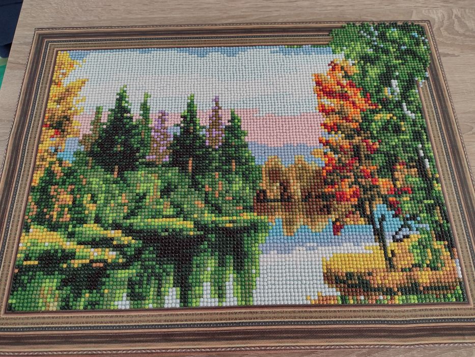 Obraz,haft diamentowy gotowy.