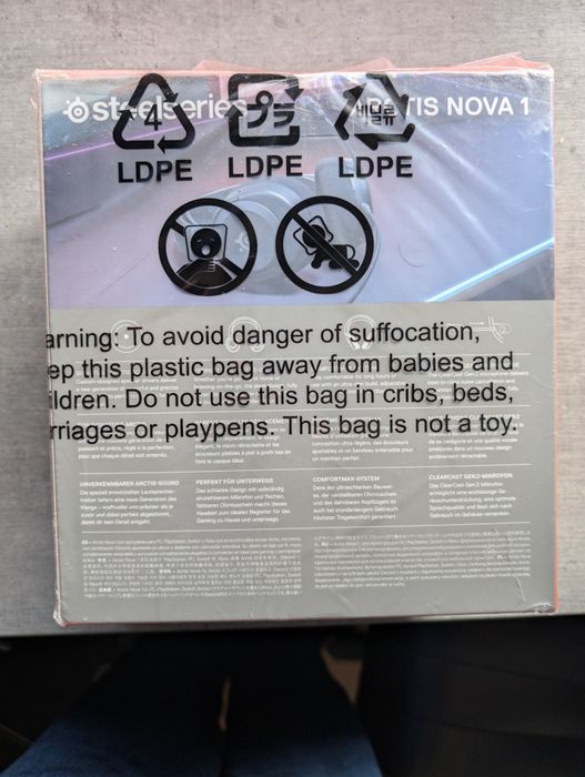 Steelseries arctics nova 1 novos