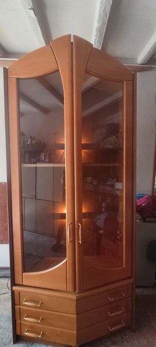 Szafa z podświetlaną witryną