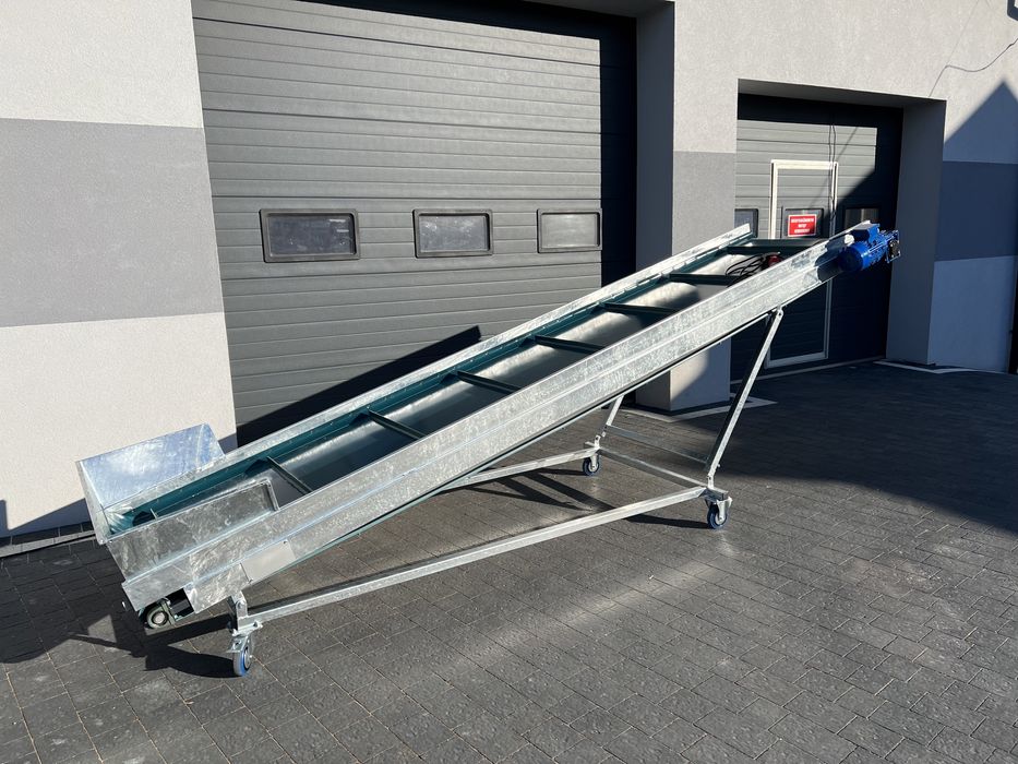 podajnik taśmowy, Przenośnik taśmowy 4m, podajnik, taśmociąg