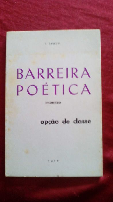 Barreira Poética (Primeiro), F. Marques
