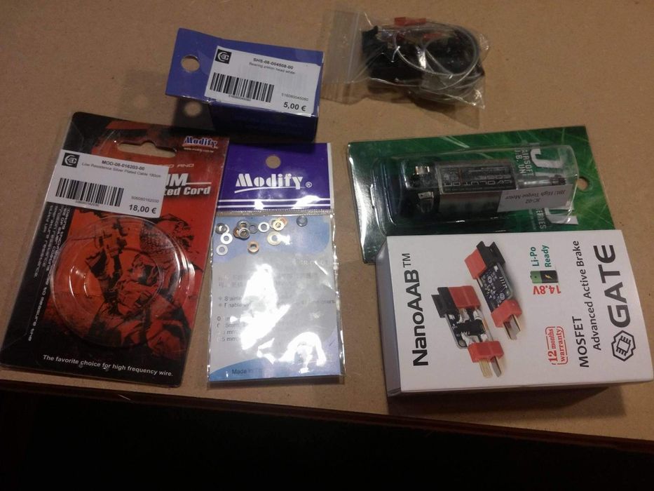 Airsoft APS com upgrades + material