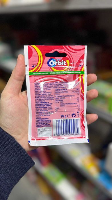 Жуйки Orbit 4 види без цукру 26 г 12 шт.