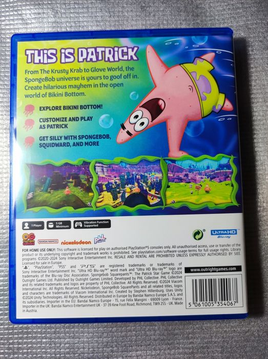 SpongeBob the Patrick Star | Gra PS5