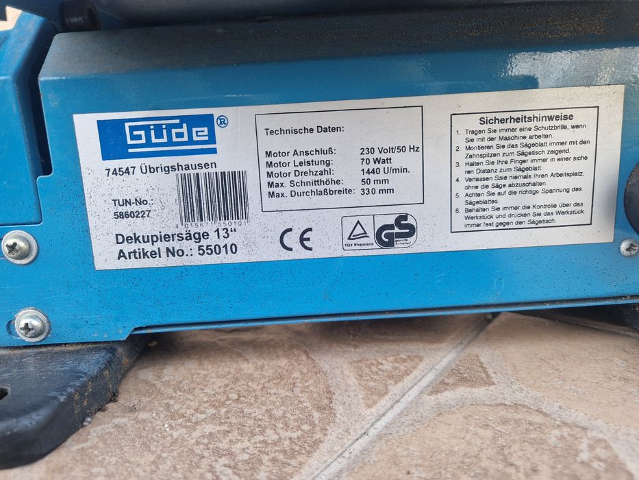 Wyrzynarka włosowa Guide