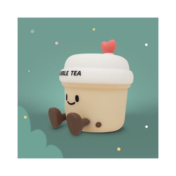Lampka Nocna LED Bubble Tea Dla Dzieci Miękka Podświetlana Gumowa Lampa Drażliwa Do Sypialni Mary's