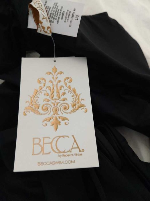 Becca Fato de banho preto Tam L