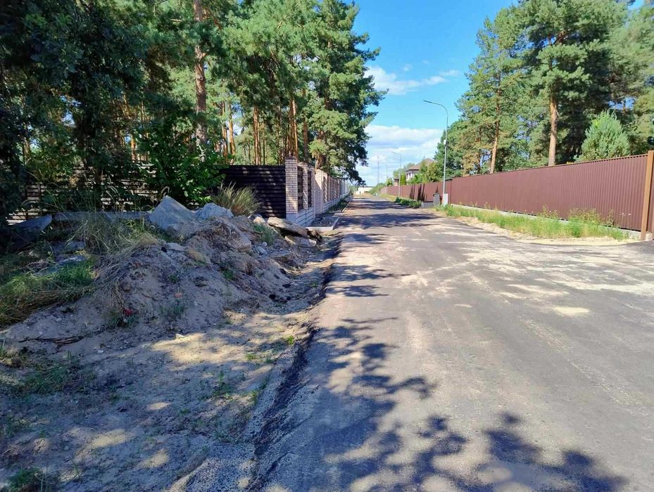 11 км від Вишгорода, 65 соток під інд. садівництво.