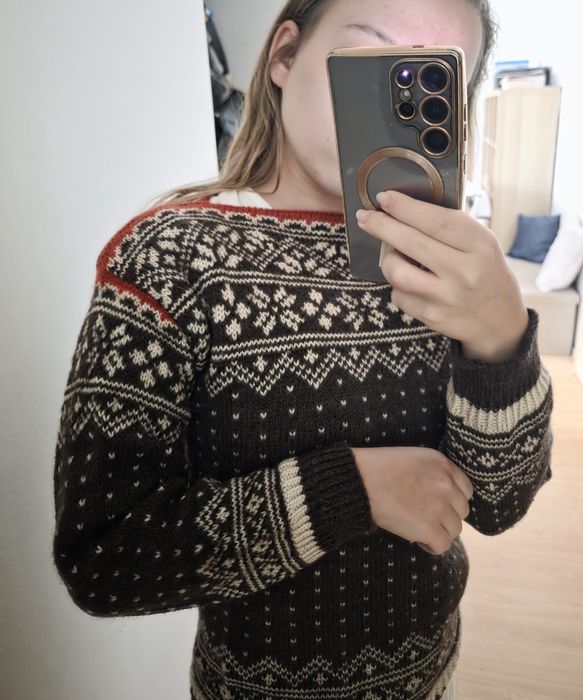 Sweter homemade naturalny skład