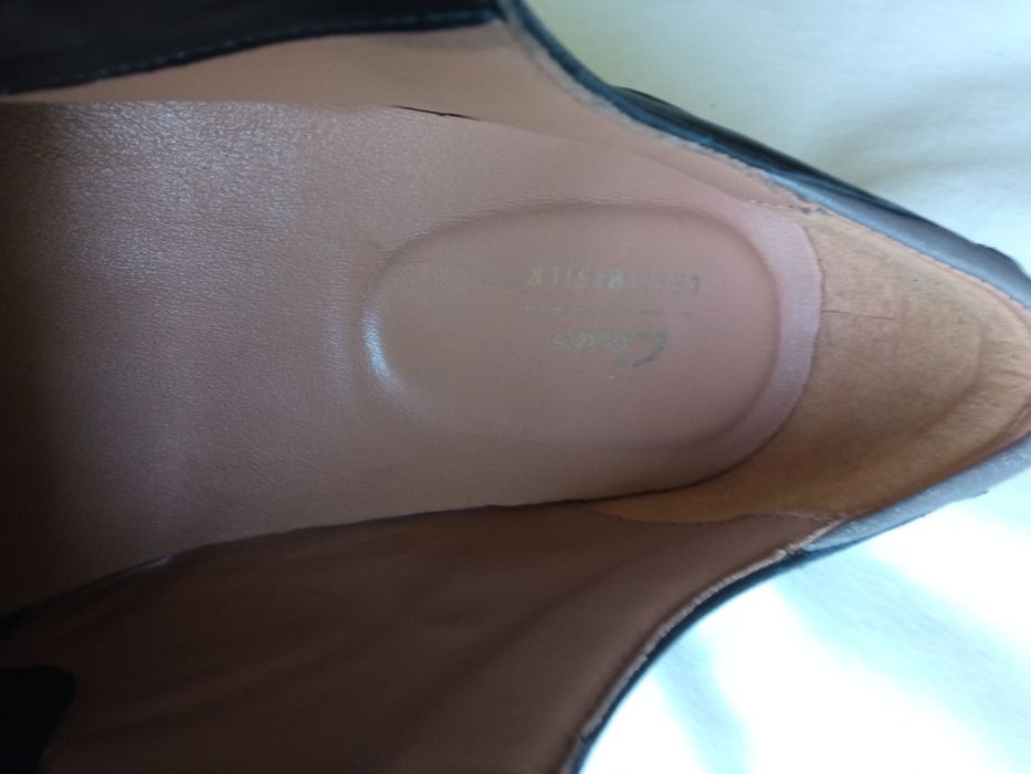 Мужские кожаные броги Clarks Craftmaster, новые, р 44.