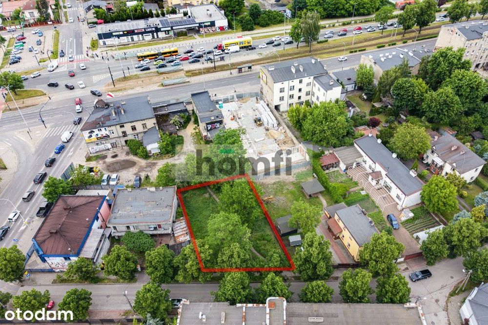 Działka budowlana Łódź Górna 561 m² media w drodze - Więcej
