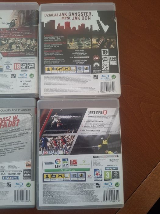 Zestaw 6 gier na Playstation 3