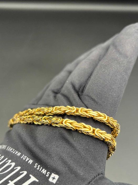 Złoty Łańcuch Splot Królewski Złoto 585 14K Waga 69,39 Gram