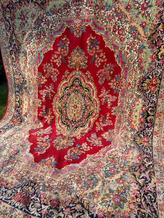 Dywan Perski Wełniany Kaszmirowy Iran Kerman Kirman 415x300 gal 18 tyś