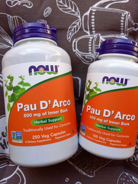 Кора мурашиного дерева, Pau D’Arco, Пау Д'арко Now Foods Narures Way