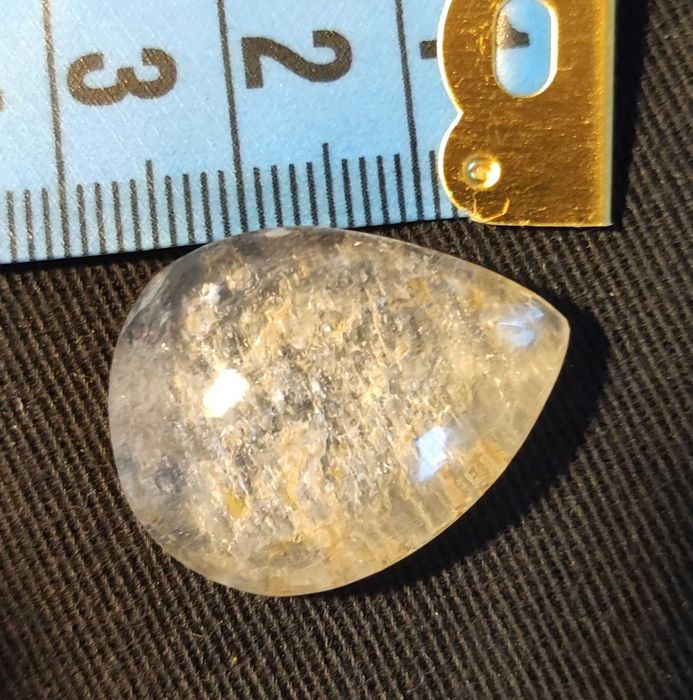 Kwarc ogrodowy • kaboszon • inkluzje naturalne • unikatowy kamień