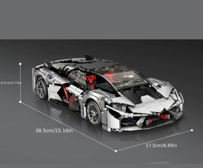 Крутой конструктор суперкар Lamborghini Lego Tehnix 1300+дет: 1
