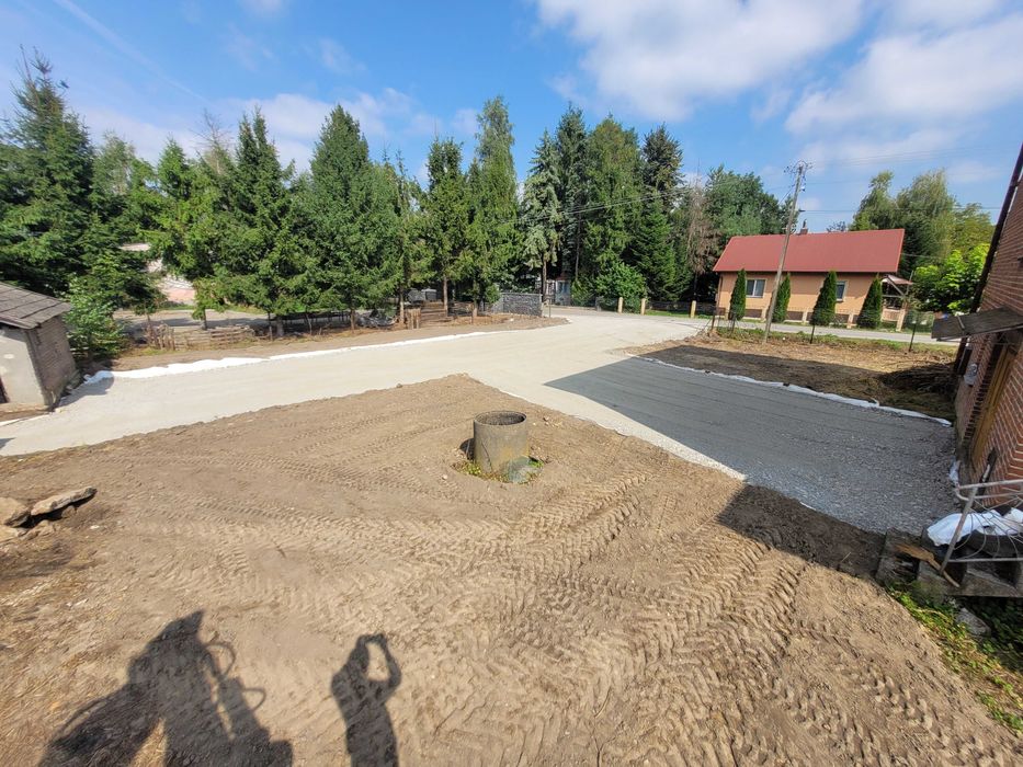 Utwardzenie terenu; budowa drogi, dojazdu, podjazdu, parkingu, placu.