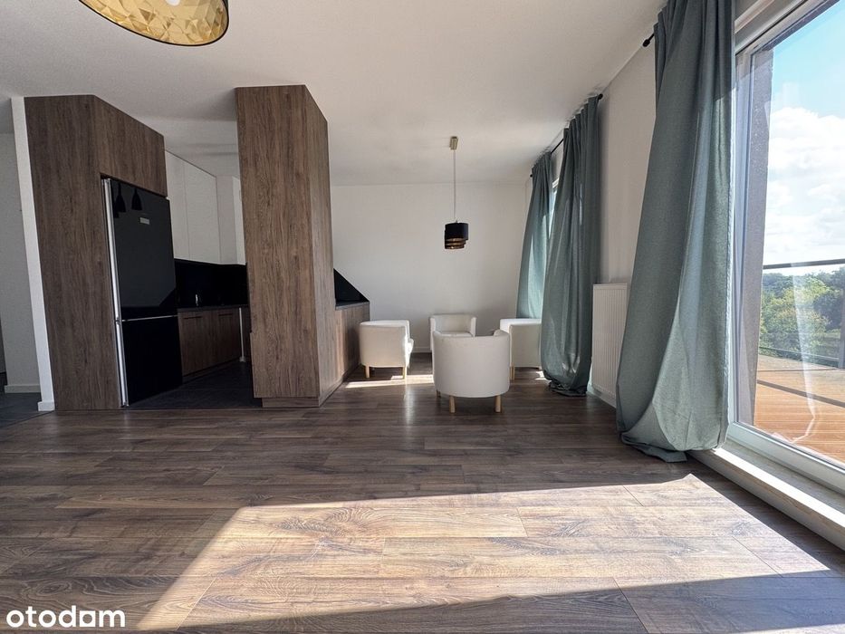 Ustawny 3 pokojowy Apartament z DWOMA Tarasami. Widok na Zieleń