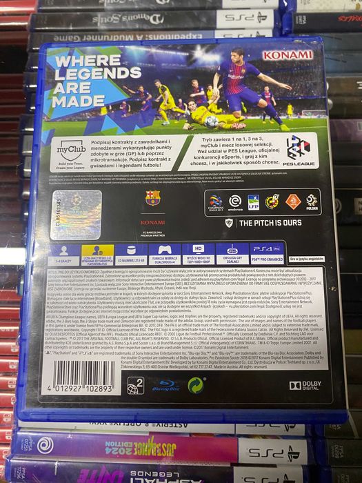 Pro Evolution Soccer 2018 [PS4]