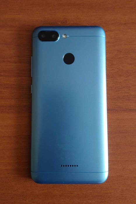 Xiaomi Redmi 6 3/32GB Blue (чистий андроїд - pixel experience plus)